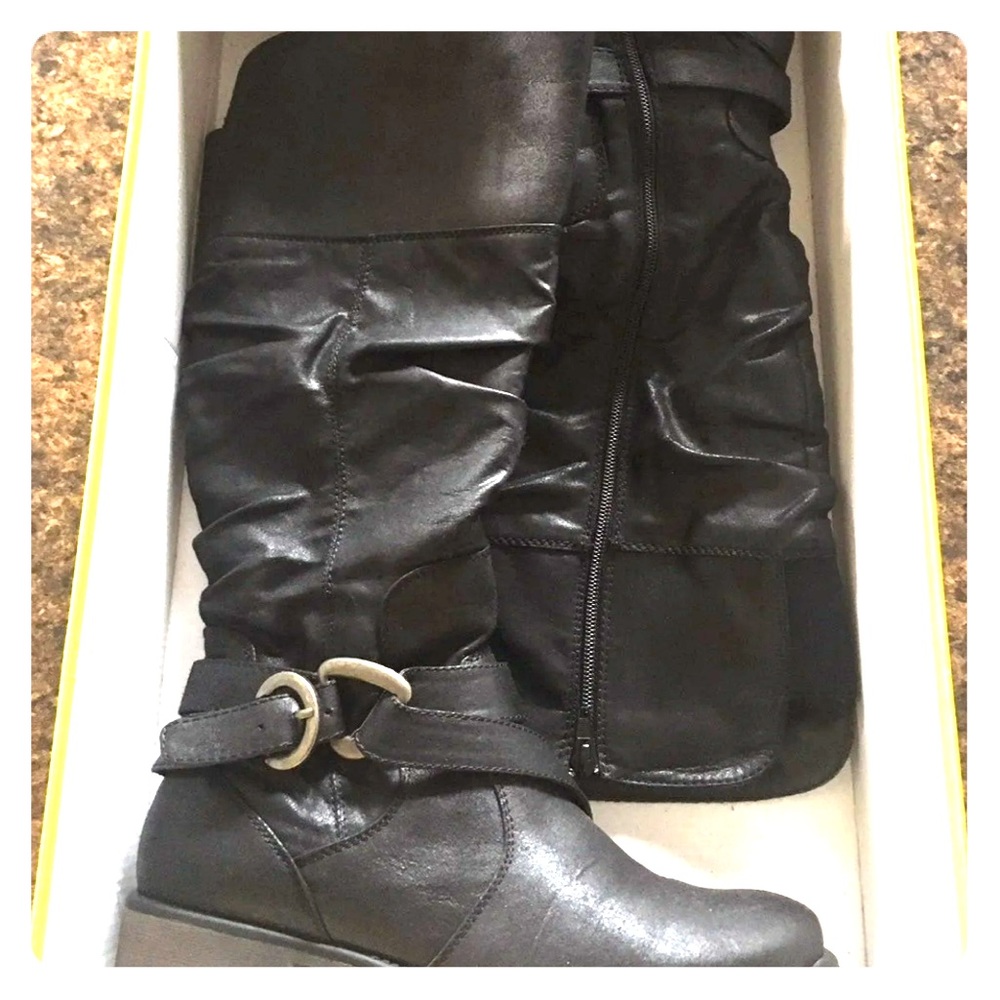 Mid calf boots